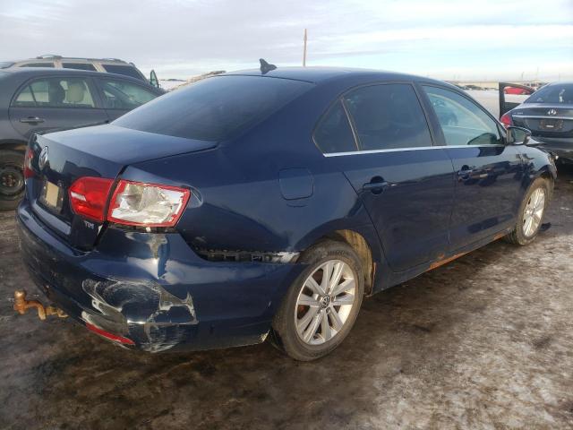 3VW3L7AJ2BM090981 - 2011 VOLKSWAGEN JETTA TDI BLUE photo 3