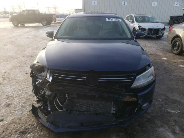 3VW3L7AJ2BM090981 - 2011 VOLKSWAGEN JETTA TDI BLUE photo 5