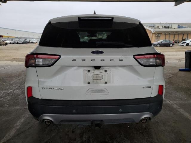 1FMCU9DZ0MUA91831 - 2021 FORD ESCAPE TITANIUM WHITE photo 6