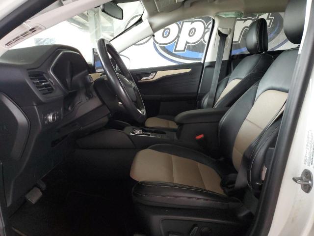 1FMCU9DZ0MUA91831 - 2021 FORD ESCAPE TITANIUM WHITE photo 7