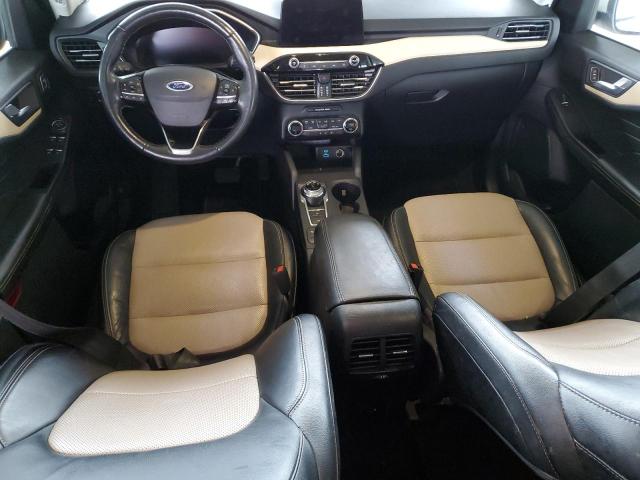 1FMCU9DZ0MUA91831 - 2021 FORD ESCAPE TITANIUM WHITE photo 8