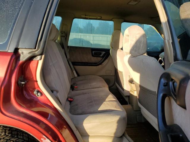 JF1SF65552H728213 - 2002 SUBARU FORESTER S RED photo 10