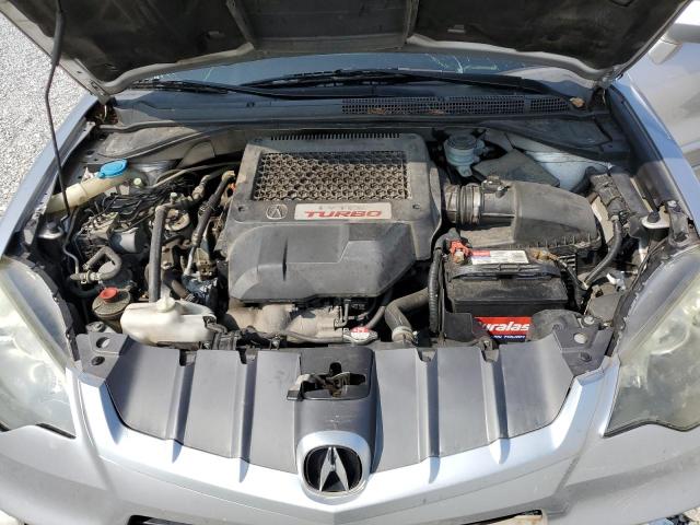 5J8TB18587A004039 - 2007 ACURA RDX TECHNOLOGY SILVER photo 12