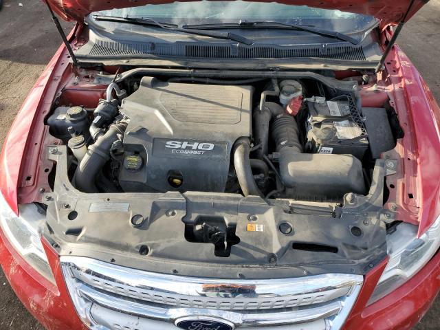 1FAHP2KT8AG153452 - 2010 FORD TAURUS SHO RED photo 11