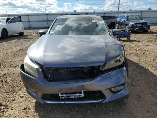 1HGCR2F87DA196922 - 2013 HONDA ACCORD EXL GRAY photo 5