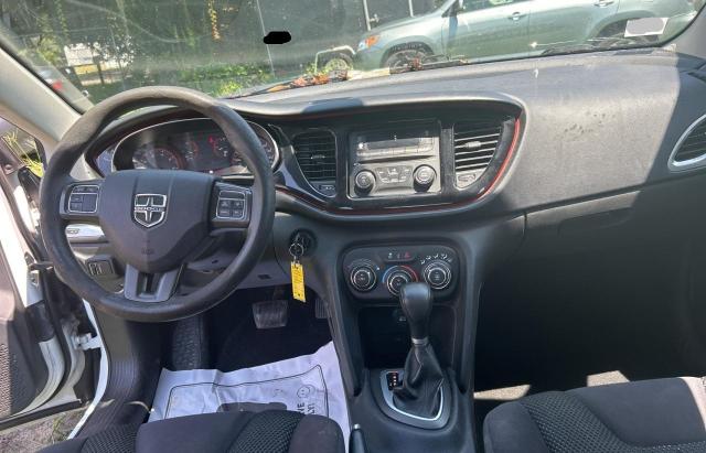 1C3CDFAA1FD112033 - 2015 DODGE DART SE WHITE photo 9