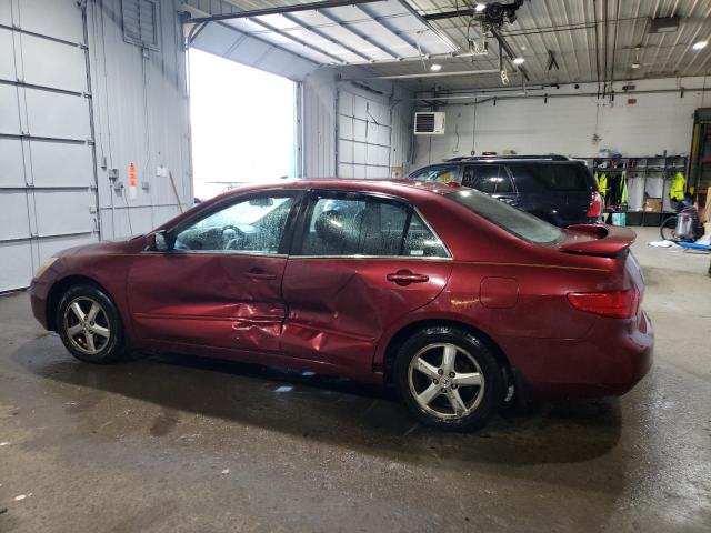 1HGCM56845A047675 - 2005 HONDA ACCORD EX MAROON photo 2