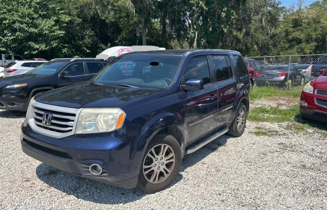 5FNYF3H5XDB021433 - 2013 HONDA PILOT EXL Mavi foto 2