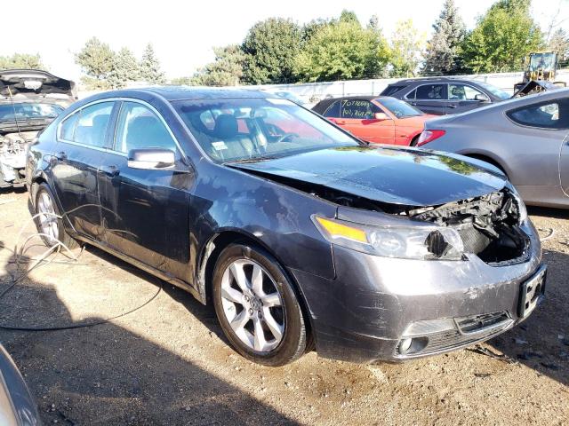 19UUA8F51DA003975 - 2013 ACURA TL TECH GRAY photo 4