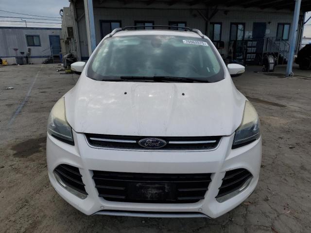 1FMCU0J9XDUC35868 - 2013 FORD ESCAPE TITANIUM 白色 照片 5