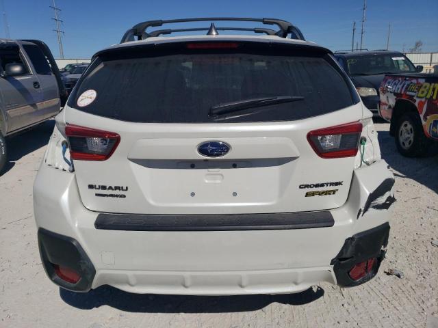 JF2GTHSC9MH374451 - 2021 SUBARU CROSSTREK SPORT WHITE photo 6