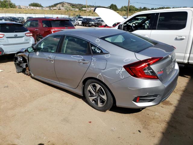 19XFC2F61KE027064 - 2019 HONDA CIVIC LX SILVER photo 2