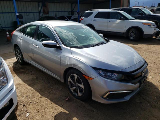 19XFC2F61KE027064 - 2019 HONDA CIVIC LX SILVER photo 4