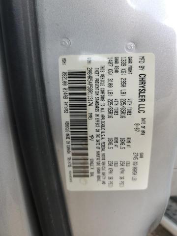 2A8HR54P58R113174 - 2008 CHRYSLER TOWN & COU TOURING Srebrny zdjęcie 13