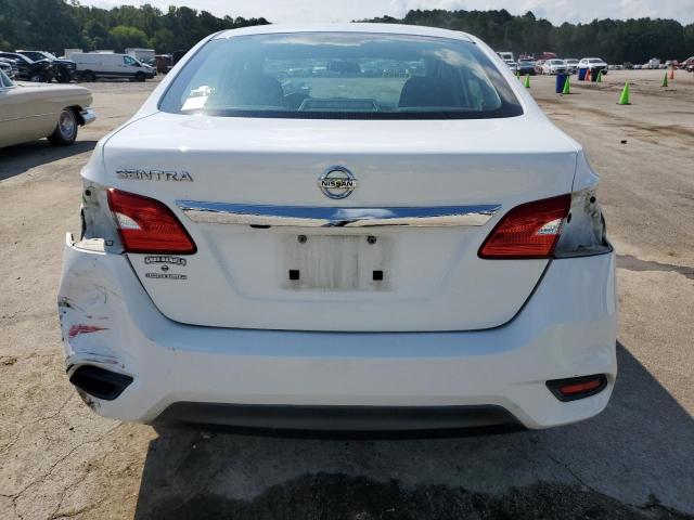 3N1AB7AP0KY362070 - 2019 NISSAN SENTRA S WHITE photo 6