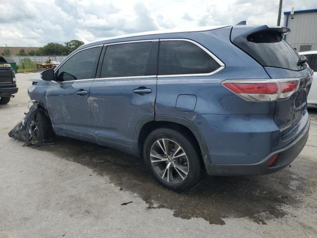 5TDKKRFH6GS502913 - 2016 TOYOTA HIGHLANDER XLE Mavi foto 2