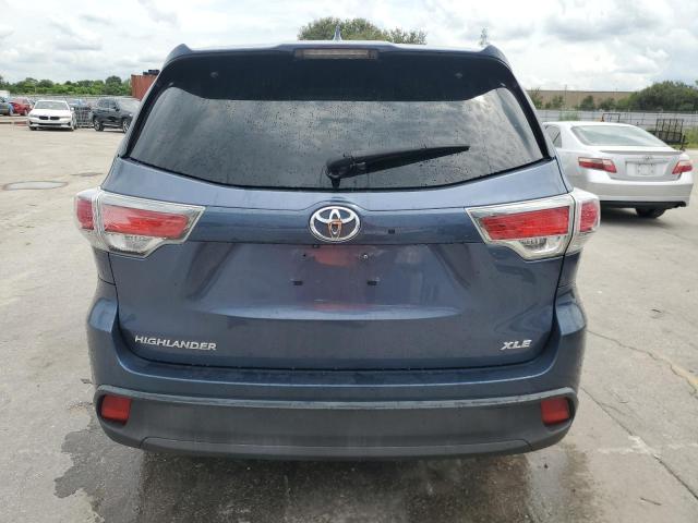 5TDKKRFH6GS502913 - 2016 TOYOTA HIGHLANDER XLE Mavi foto 6