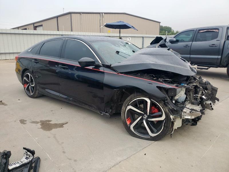 1HGCV2F38JA009683 - 2018 HONDA ACCORD SPORT Noir photo 4