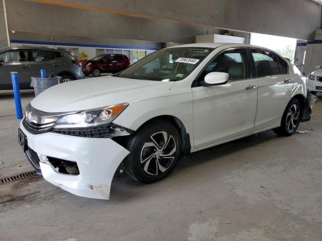 1HGCR2F32HA084197 - 2017 HONDA ACCORD LX WHITE photo 1