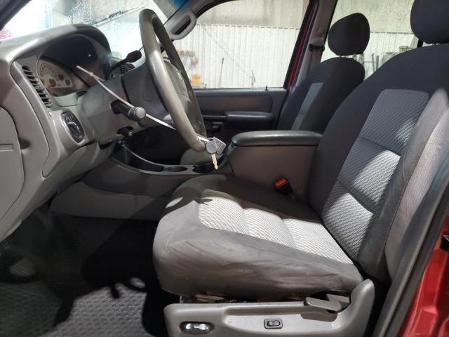 1FMZU67K94UB63309 - 2004 FORD EXPLORER S MAROON photo 7