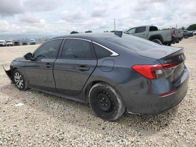 2HGFE2F28NH506955 - 2022 HONDA CIVIC LX GRAY photo 2