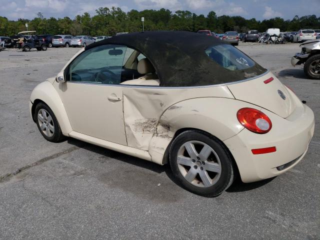 3VWRF31Y57M421969 - 2007 VOLKSWAGEN NEW BEETLE CONVERTIBLE OPTION PACKAGE 1 CREAM photo 2