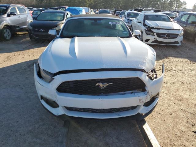 1FATP8UH3H5295686 - 2017 FORD MUSTANG WHITE photo 5