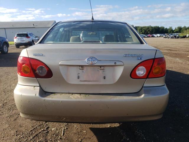 2T1BR38E54C173203 - 2004 TOYOTA COROLLA CE ოქროსფერი ფოტო 6