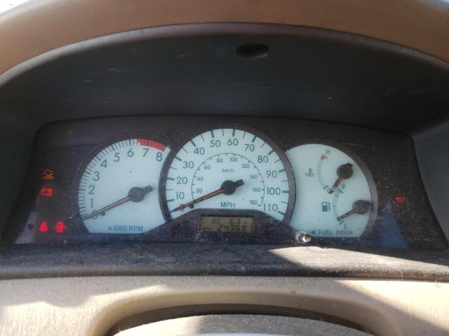 2T1BR38E54C173203 - 2004 TOYOTA COROLLA CE ოქროსფერი ფოტო 9