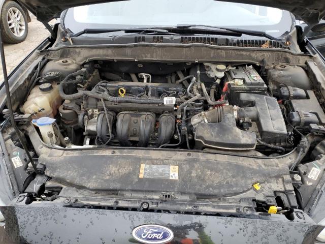 3FA6P0H74DR311739 - 2013 FORD FUSION SE BLACK photo 11