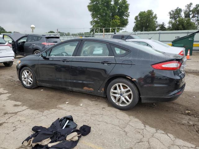 3FA6P0H74DR311739 - 2013 FORD FUSION SE BLACK photo 2