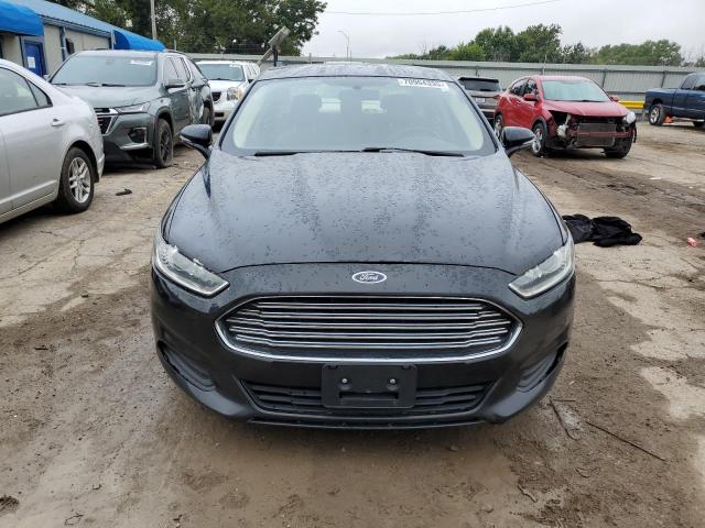 3FA6P0H74DR311739 - 2013 FORD FUSION SE BLACK photo 5