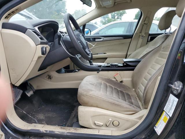 3FA6P0H74DR311739 - 2013 FORD FUSION SE BLACK photo 7