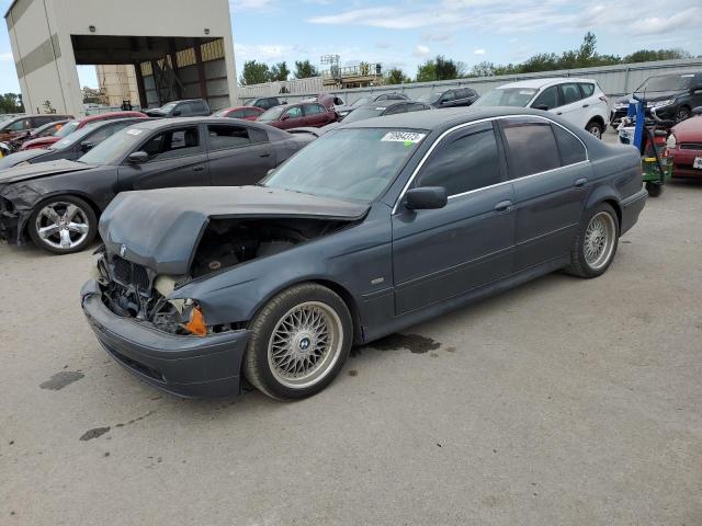 WBADT43431GX20297 - 2001 BMW 5 SERIES I AUTOMATIC BLUE photo 1