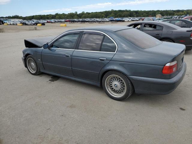 WBADT43431GX20297 - 2001 BMW 5 SERIES I AUTOMATIC BLUE photo 2