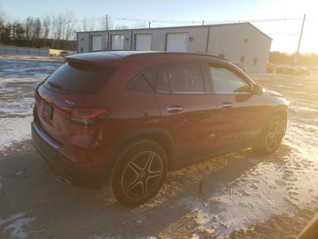 W1N4N4HB3MJ171043 - 2021 MERCEDES-BENZ GLA 250 4MATIC RED photo 3