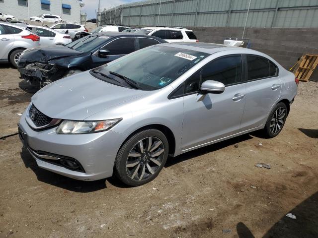 2HGFB2F93FH523184 - 2015 HONDA CIVIC EXL 银色 照片 1