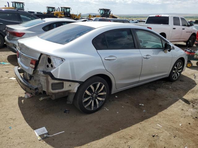 2HGFB2F93FH523184 - 2015 HONDA CIVIC EXL 银色 照片 3