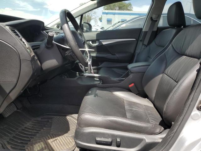 2HGFB2F93FH523184 - 2015 HONDA CIVIC EXL 银色 照片 7