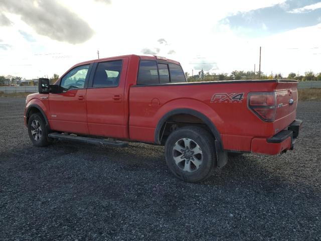 1FTFW1ETXDKF74827 - 2013 FORD F150 FX4X4 SUPERCREW RED photo 2