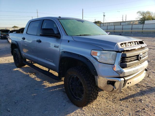 5TFDW5F14FX429526 - 2015 TOYOTA TUNDRA CREWMAX SR5 GRAY photo 4