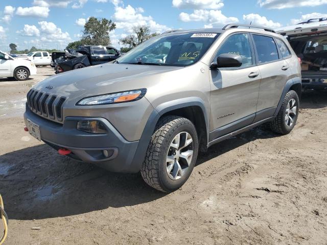 1C4PJMBB9HW656952 - 2017 JEEP CHEROKEE TRAILHAWK TAN photo 1