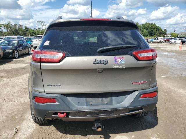 1C4PJMBB9HW656952 - 2017 JEEP CHEROKEE TRAILHAWK TAN photo 6