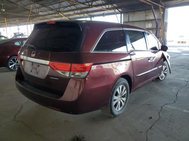 5FNRL5H3XGB162871 - 2016 HONDA ODYSSEY SE BURGUNDY photo 3