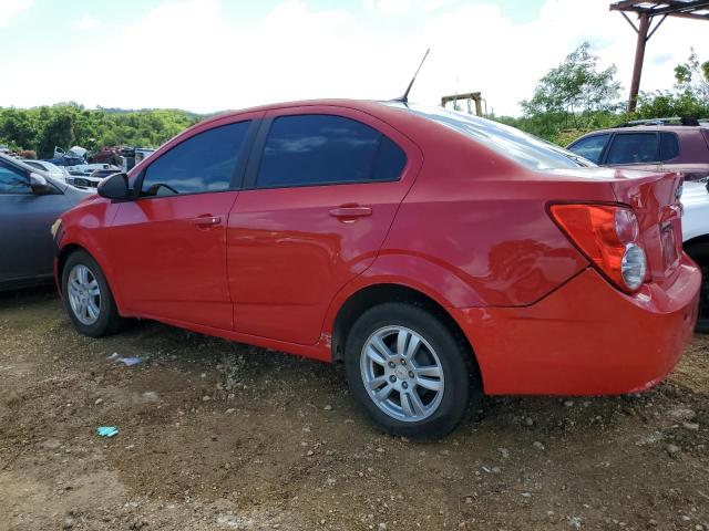 1G1JA5SH5C4137278 - 2012 CHEVROLET SONIC LS RED photo 2