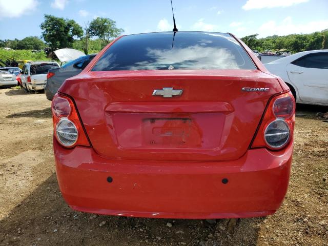 1G1JA5SH5C4137278 - 2012 CHEVROLET SONIC LS RED photo 6