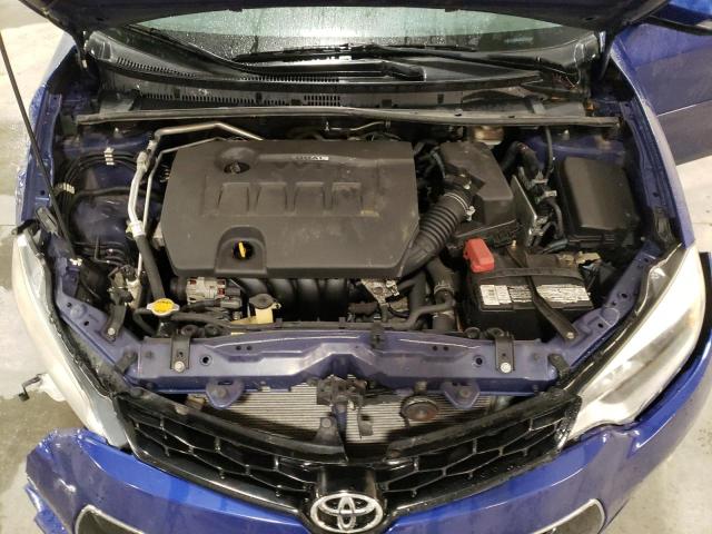 2T1BURHE7EC109618 - 2014 TOYOTA COROLLA L BLUE photo 11