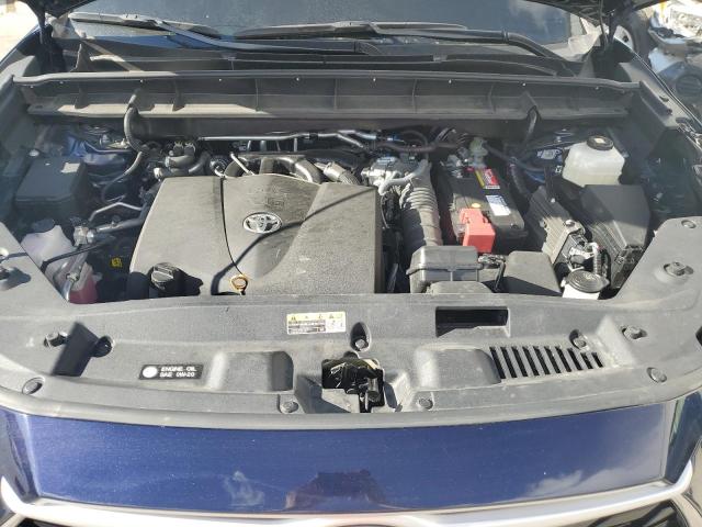 5TDHZRBH9NS200038 - 2022 TOYOTA HIGHLANDER XLE BLUE photo 11