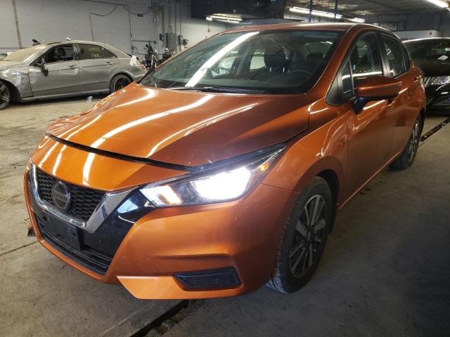 3N1CN8EV0ML895017 - 2021 NISSAN VERSA SV ORANGE photo 1