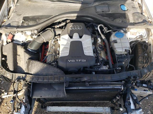 WAUHGAFC4DN113431 - 2013 AUDI A6 PRESTIGE ვერცხლისფერი ფოტო 11